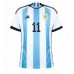 Argentinië Angel Di Maria #11 Voetbalkleding Thuisshirt WK 2022 Korte Mouwen